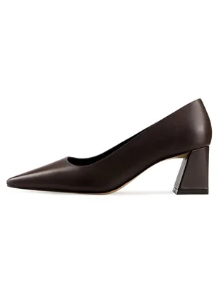 Zapatilla de piel