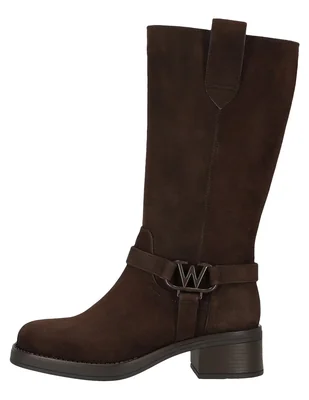 Bota media pierna para mujer