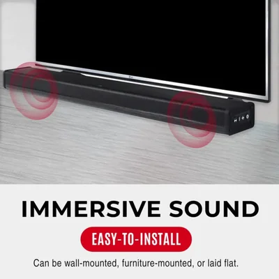 Barra de sonido ZVOX SB500 para TV, barra de Bocina para el hogar.