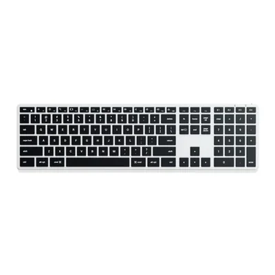 Teclado Satechi Slim X3 Bluetooth Retroiluminado Plateado