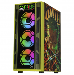 Gabinete Xtreme PC Gaming Zoro Edition, Midi-Tower, ATX/Micro-ATX/Mini-ITX, USB 2.0/3.0, sin Fuente, 4 Ventiladores Instalados, Verde