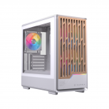 Gabinete Einarex Pulse PM400, Midi-Tower, Micro-ATX/Mini-ITX, USB 3.0, sin Fuente, 4 Ventiladores Instalados, Blanco