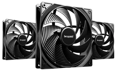Ventilador PC be quiet! Pure Wings 3 140 mm PWM negro - Pack de 3
