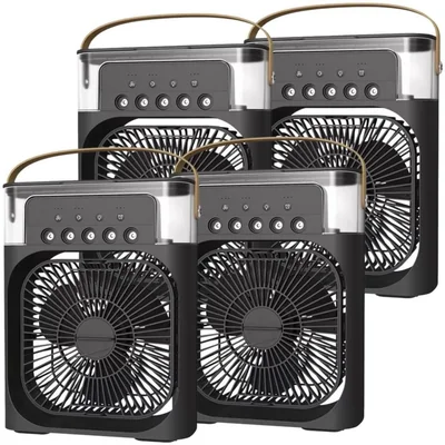 Ventilador Compacto MXAQB-004 AquaBreezeBlack Humidificador