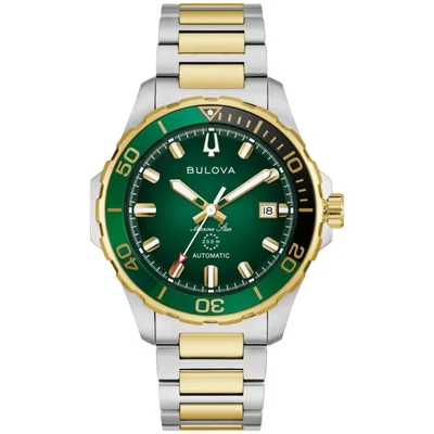 Reloj Bulova Marine Star 41 mm Automático con esfera verde