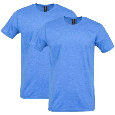 Camiseta Gildan G64000 Heather Royal Pack de 2 (XL)