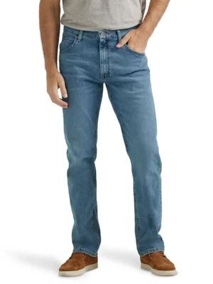 Jeans Wrangler Corte Regular 91 cm x 86 cm Azul Vintage