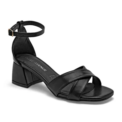First Avenue sandalia tacón para mujer negro cod 147552-E