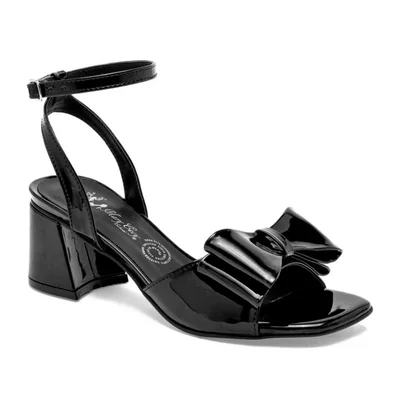 Mary Cecy zapatilla para mujer negro charol cod 147480-E