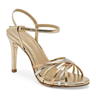 First Avenue zapatilla fiesta para mujer dorado plata cod 147298-E