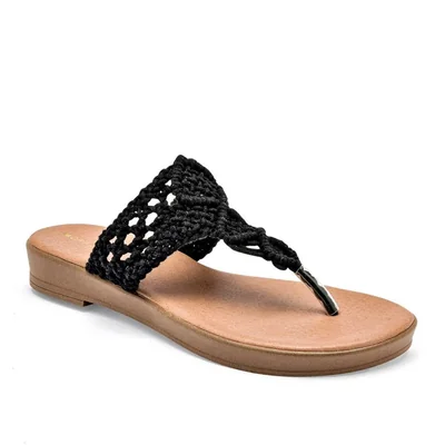 SANDALIA ABIERTO MORA TIERRA PRIMROSE NEGRO