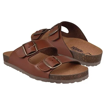 SANDALIAS CASUALES PARA DAMA NOMADAS 256 SIMIPIEL CAFÉ