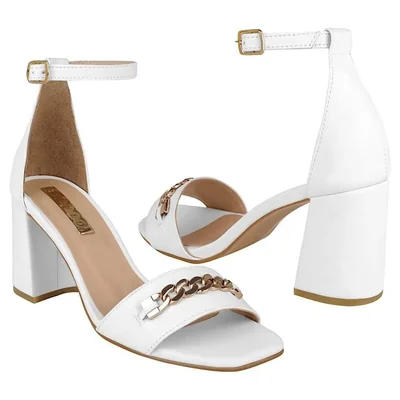 SANDALIAS DAMA STYLO 3019 SIMIPIEL BLANCO