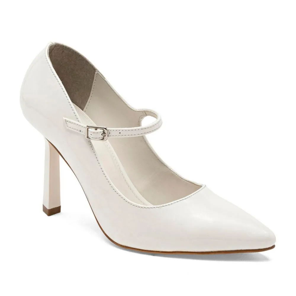 Lady Paulina zapatilla para mujer latte charol cod 147336-E