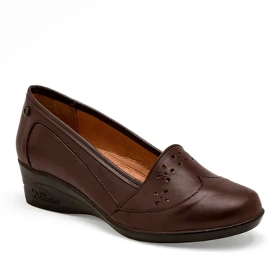 CONFORT CUNA Y TACON CERRADO MORA CONFORT NOA CAFE TACON 4 cm Piel