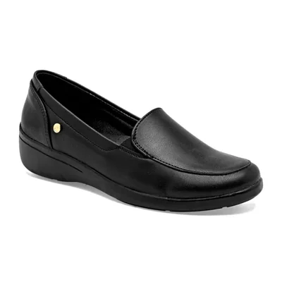 Etnia mocasín confort para mujer negro cod 148029-E