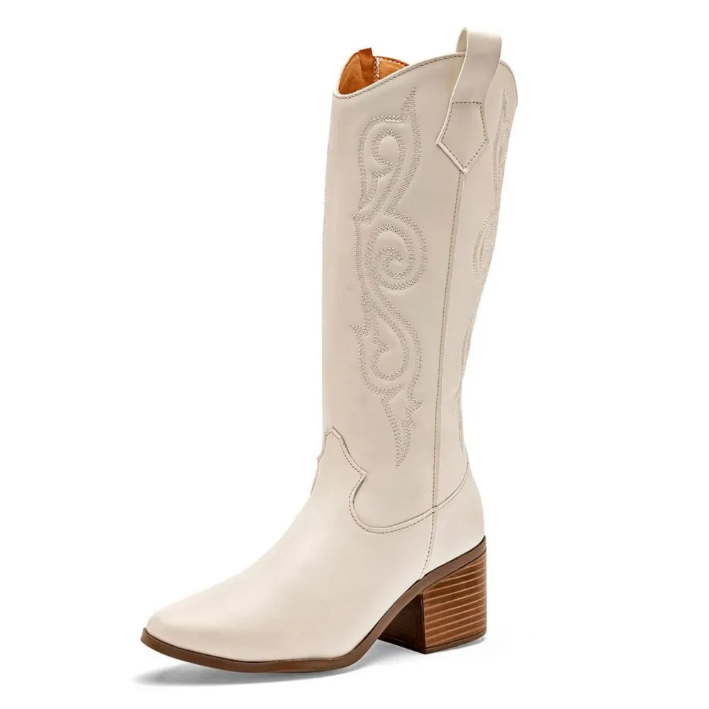 Maxim bota tacón para mujer latte cod 136232-E