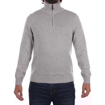 Suéter de Punto Liso Cuello Alto con Medio Cierre J.opus para Hombre