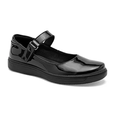Green Love zapato escolar para mujer negro charol cod 146499-E