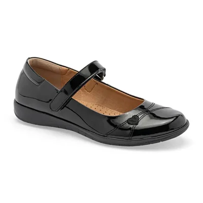 Gilardi zapato escolar para mujer negro charol cod 146492-E