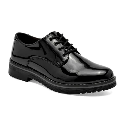 Green Love zapato escolar para mujer negro charol cod 146494-E