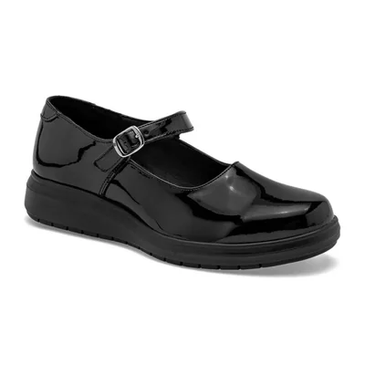 Green Love zapato escolar para mujer negro charol cod 146495-E