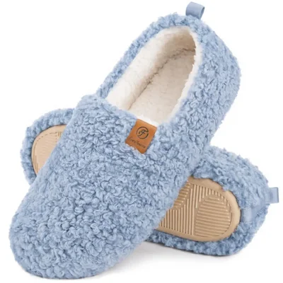Pantufla EverFoams 7-8 EE. UU. Azul Claro de Espuma Viscoelástica