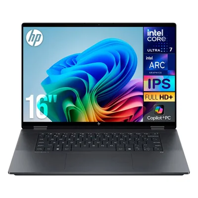 Laptop Ai Pc Hp Omnibook X Flip 16-as0023dx Core Ultra 7 256v 16gb 1tb Ssd 16'touch Fhd+ Copilot+ Pc Teclado Inglés