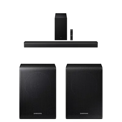 Barra De Sonido Samsung Hw-b750f Negro Con Kit Inalámbrico De Bocinas Traseras 5.1 Canales - Venta Internacional.