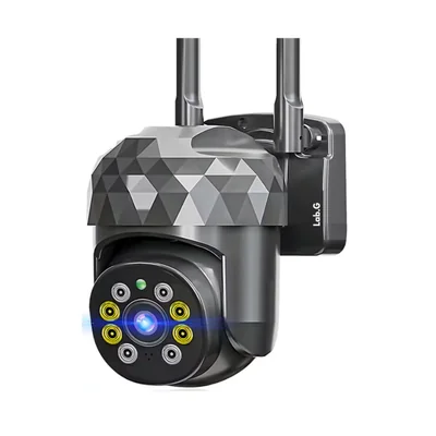 Cámara Seguridad Lab.g Wifi 2mp Hd Videovigilancia Negro