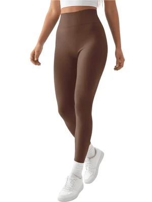 Legging De Mujer Mallones Leggins Mayon Lic-071 Café Claro Mallas Térmico