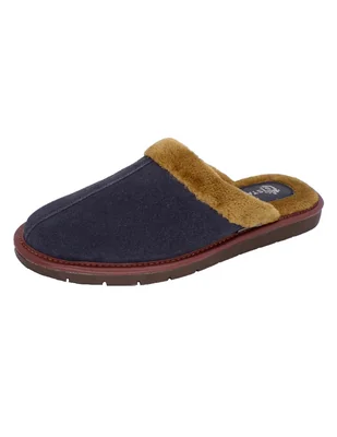 Pantuflas de Gamuza Salto de Cama para Hombre Stahl 4751 color Azul