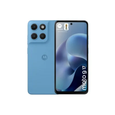 Smartphone Motorola Moto G17 Dual Sim 128GB 4GB RAM Alaskan Blue