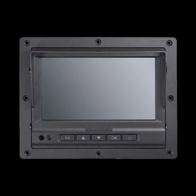 Monitor y Botones de 7" LCD / Compatible con DVR Móvil HIKVISION / Conector Tipo Aviación