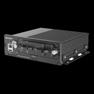 DVR Móvil 1080P (2 Megapixel) / 4 Canales TURBO + 4 Canales IP / GPS Integrado / Sensor G / IA ADAS-DSM-BSD / 9-36 Vcc