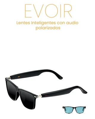 Gafas multimedia -Perfect Choice Evoir PC -Reproductor de música -Bluetooth 5.3- 5Hrs -Exterior- Resistente al agua
