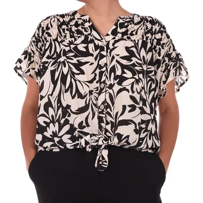 Blusa Tejida Estampado Floral Ruby Rd para Mujer