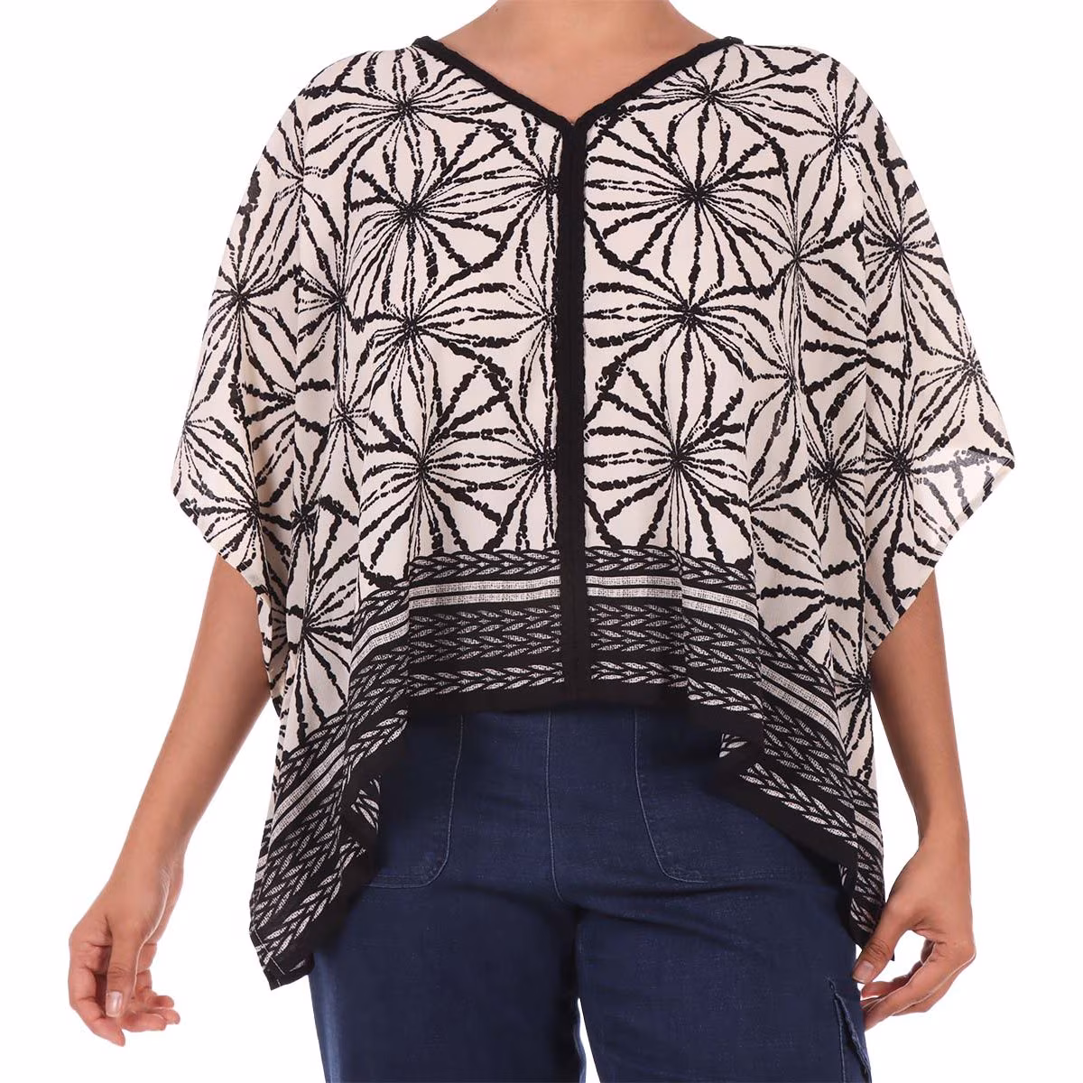 Blusa Estampado Geométrico Ruby Rd para Mujer