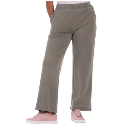 Pantalón de Felpa Recto Ruby Rd para Mujer