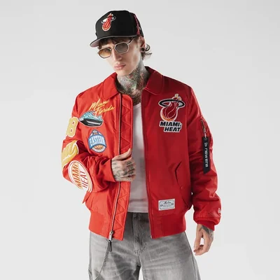 Chamarra CWU 45/P Miami Heat Alpha Industries X NBA
