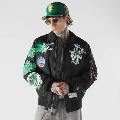 Chamarra CWU 45/P Boston Celtics Alpha Industries X NBA