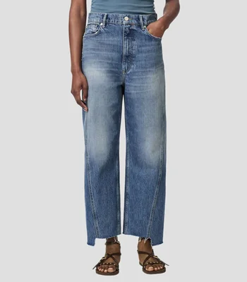 Jeans Fox de Corte Recto en Denim Resistente AllSaints Mujer