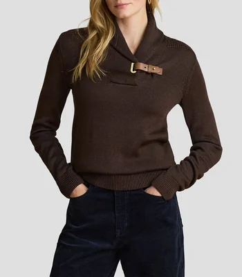 Suéter cuello V Mujer