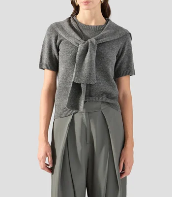 Suéter cuello redondo Mujer