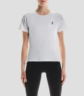 Playera para correr Performance-T 3 cuello redondo manga corta con microdiseños Mujer