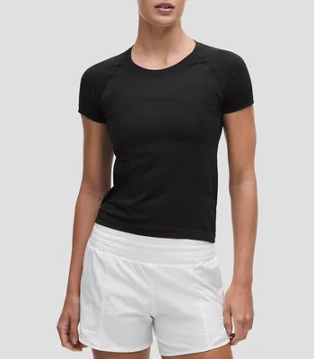 Playera para Correr Manga Corta Swiftly Tech 2.0 lisa Mujer