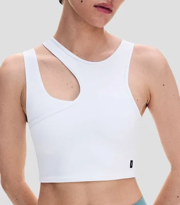 Top deportivo Studio Asymmetric Crop Mujer