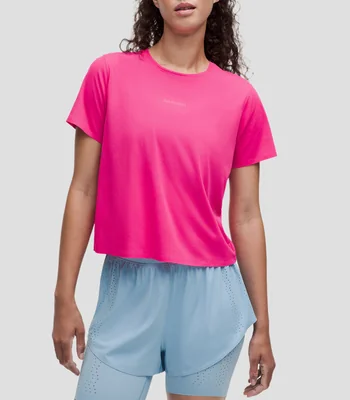 Playera para Correr Manga Corta Fast and Free, Mujer