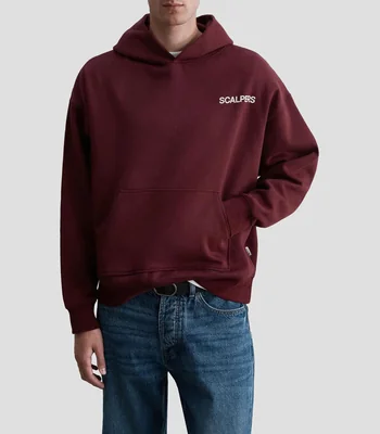 Sudadera tipo canguro con capucha con estampado Hombre