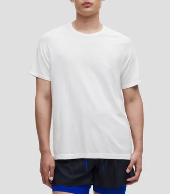 Playera para Correr Manga Corta Metal Vent Tech, Hombre